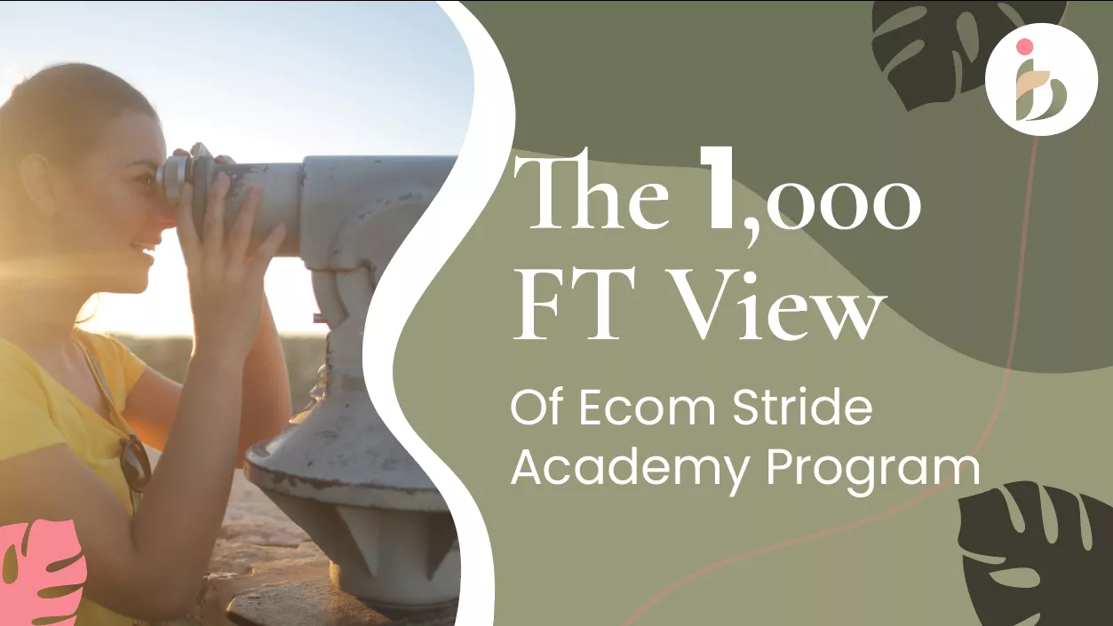 1,000 FT View Of Ecom Stride Academy Program