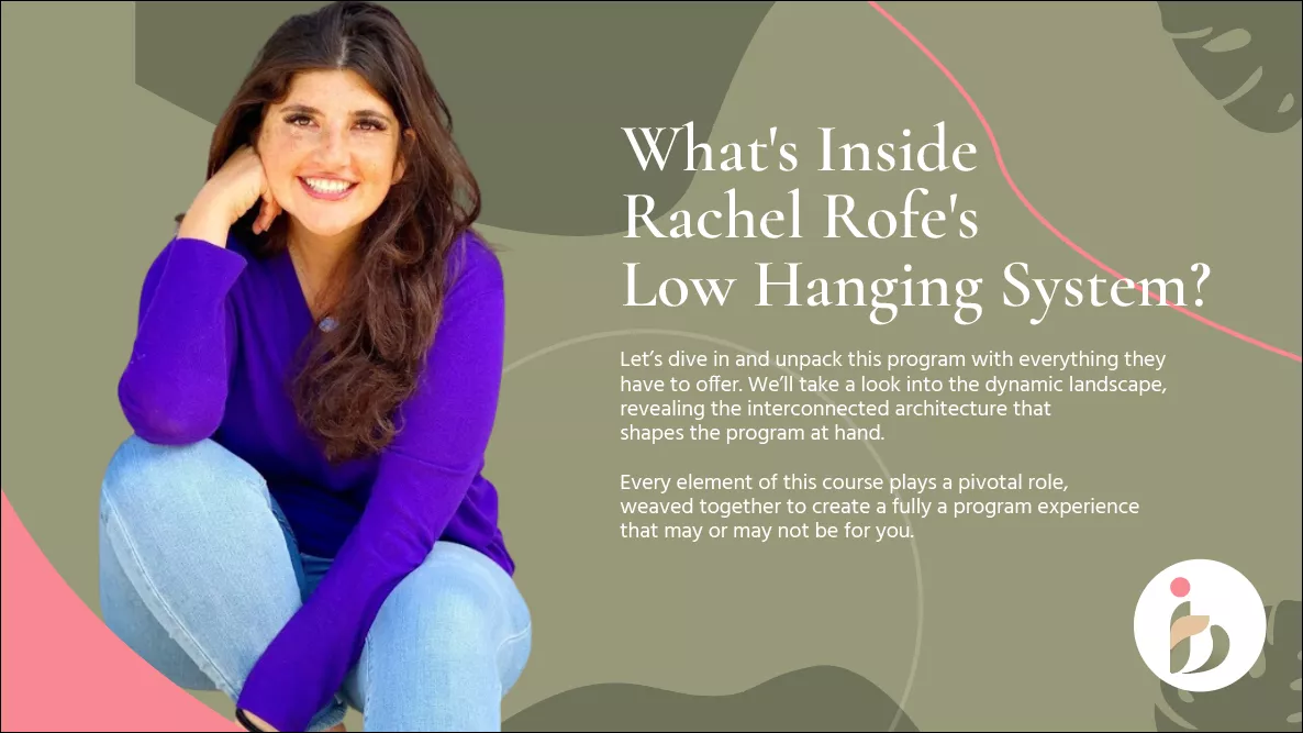 What's Inside Rachel Rofe's Low Hanging System?